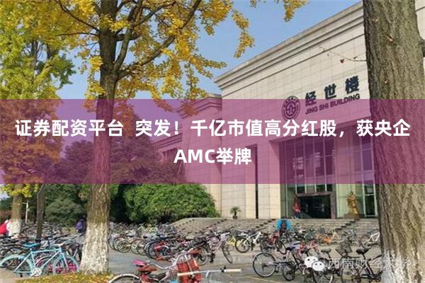 证券配资平台  突发!千亿市值高分红股,获央企AMC举牌