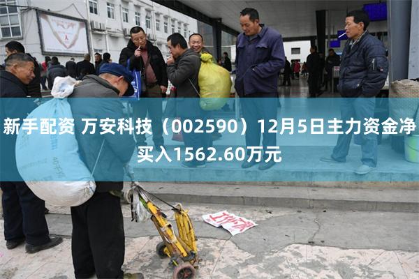 新手配资 万安科技（002590）12月5日主力资金净买入1562.60万元