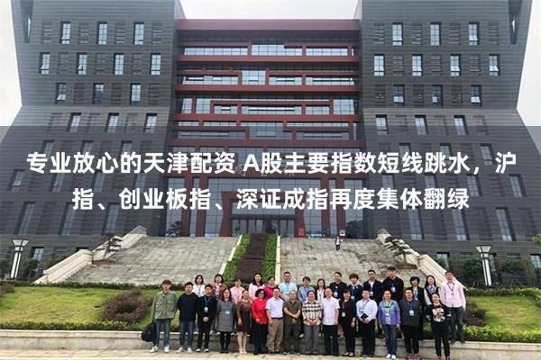 专业放心的天津配资 A股主要指数短线跳水，沪指、创业板指、深证成指再度集体翻绿