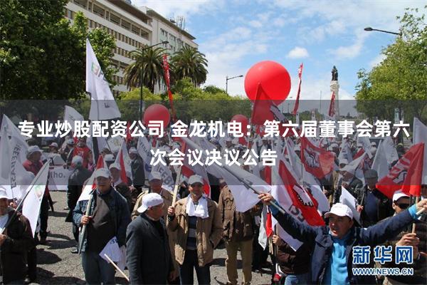 专业炒股配资公司 金龙机电：第六届董事会第六次会议决议公告