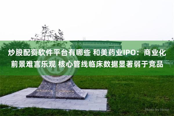 炒股配资软件平台有哪些 和美药业IPO：商业化前景难言乐观 核心管线临床数据显著弱于竞品